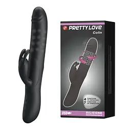 Вібратор PRETTY LOVE COLIN, USB, 7 вібрацій, 4 обертання PRETTY LOVE BI-014443 100623