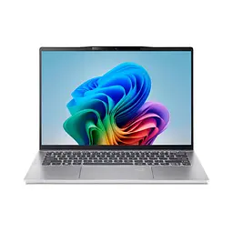 Acer Ноутбук Swift 14 AI SF14-61T 14" WUXGA IPS, AMD R9-365, 32GB, F1TB, UMA, Win11, сріблястий