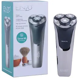 Електробритва Enzo EN-9304 с потрійною системою лез чорно-срібляста (43101-EN-9304_716) - мініатюра 2