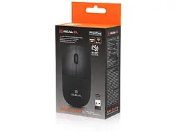 Миша REAL-EL RM-313 W Black (EL123200042) - мініатюра 10