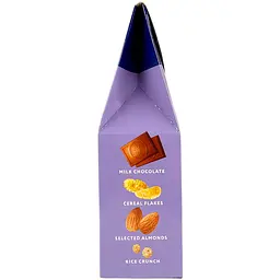 Цукерки Millennium Choco Crunch з мигдалем, пластівцями та рисовими кульками 100 г (857542) - мініатюра 3