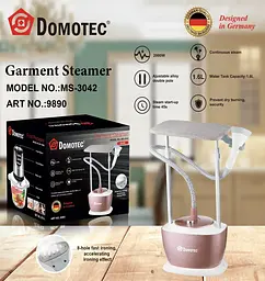 Відпарювач Domotec MS-3042 - потужний вертикальний парогенератор - мініатюра 2