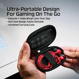 Ігрова гарнітура HyperX Cloud Earbuds III 3.5мм Red (BN7S0AA) - мініатюра 6