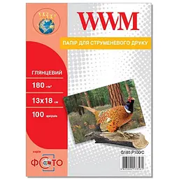 Фотопапір WWM 13x18 (G180.P100/C)