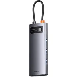 Хаб конвертер Baseus Metal Gleam Series 4-in-1 Multifunctional Type-C WKWG070113