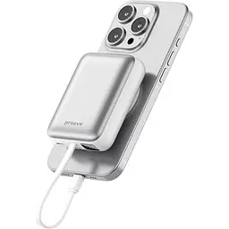 Зовнішній акумулятор Proove Neutron 10000mAh 22.5W Silver/White (PBNE22022206) [152193] - мініатюра 3