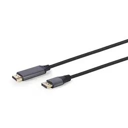Кабель мультимедійний DisplayPort M to HDMI M 1.8m 4K60Hz Cablexpert (CC-DP-HDMI-4K-6) - мініатюра 2