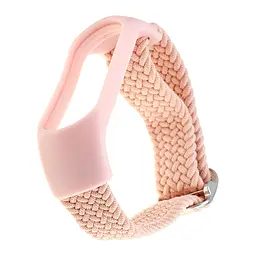 Ремінець Braided Buckle Enhanced Mi Band 3/4/5/6/7 Pink Sand