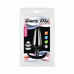 Анальна пробка LoveToy Lure Me Butt Plug Slim 10 см (чорний) - мініатюра 9