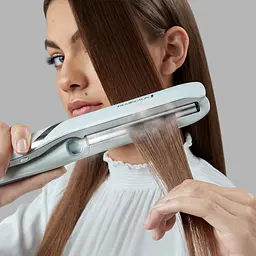 Випрямляч Remington Hydraluxe Pro, 56 Вт, температурних режимів 5, 150-230С, дисплей, кераміка, білий - мініатюра 2