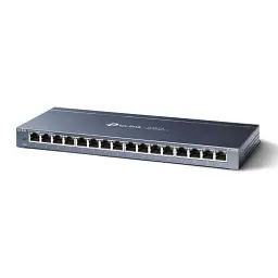 Комутатор TP-LINK TL-SG116, 16x100/1000 Mb/s, металевий корпус, некерований - мініатюра 2