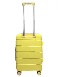 Валіза малий S+ з поліпропілену Milano bag 0305 52л Жовтий - мініатюра 3