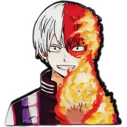 Значок Моя Геройська Академія Шото Тодорокі My Hero Academia Shouto Todoroki 3,5 см P MHA ST 01