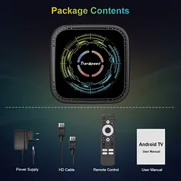 Transpeed H728 4/64Gb Android 14, Смарт ТВ приставка медіаплеєр 8K HDR Android SmartTV Box - мініатюра 10