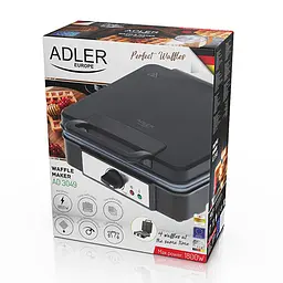 Вафельница Adler AD 3049 XL - мініатюра 10