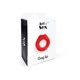 Кляп у формі губ Art of Sex - Gag lip, Рожевий - мініатюра 4