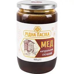 Мед гречаний Рідна пасіка натуральний 900 г (941800) - мініатюра 2