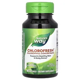 Хлорофіл Chlorofresh Chlorophyll 100 mg 90 Softgels Nature's Way vit0004773