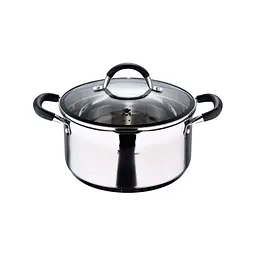 Каструля MasterPro Foodies collection з кришкою 5 л (BGMP-1502-BK)