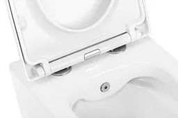 Унітаз-біде підвісний Mixxus Premium Quadro-1301-R 510x350x345 мм Rimless MP6658, Білий - мініатюра 9