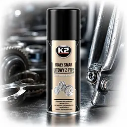 Мастило Багатоцільове Літієве K2 White Grease PTFE 400 мл (W121)