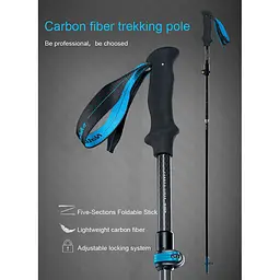 Трекінгова палиця Naturehike ST07 NH18D010-Z 115-135 см бордова - мініатюра 4