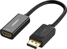 Адаптер Ugreen MM137 DisplayPort to HDMI Female Converter 1080P Чорний (40362)