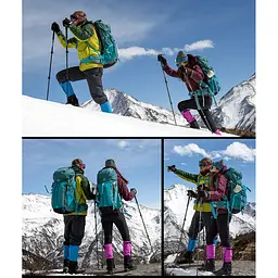 Трекінгова палиця Naturehike (NH17D017-D) 56-120см - телескопічна - чорна - мініатюра 8