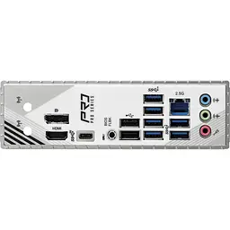 Материнська плата AsRock B860 Pro RS (1851/B860, 4xDDR5, 2xPCIex16, HDMI/DP, 4xSATA, 3xM.2, 2.5Glan, 7.1ch, ATX) - мініатюра 4