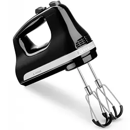 Міксер KitchenAid 5KHM6118EOB ручний 6 швидкостей чорний - мініатюра 2