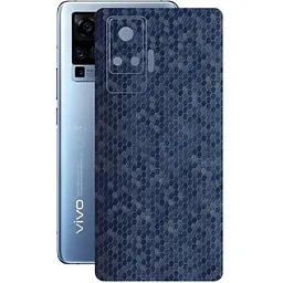 Защитная пленка StatusSKIN для Vivo X51 5G Корпус Винил Соты синие