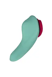 Вібратор у трусики FairyGasm HeartGem green, на магніті, пульт ДК - мініатюра 6