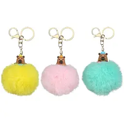 Брелок ZiBi PomPom Capybara хутро (ZB.706702) - мініатюра 2