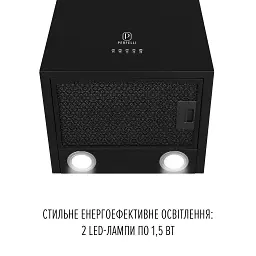 Витяжка пристінна PERFELLI PRIMO 36PEB NERO - мініатюра 5