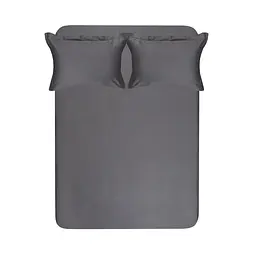 Постільна білизна сатин 210ТС Lotus Home - Brista антрацит сімейний (160x200+30см) - мініатюра 2