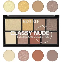 Палітра тіней для повік Revuele Eyeshadow Collection Classy Nude 15 г - мініатюра 2