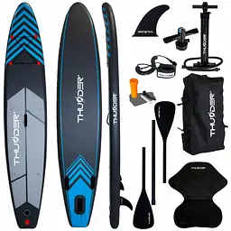 Надувна SUP дошка THUNDER Steel 365 см із веслом Blue