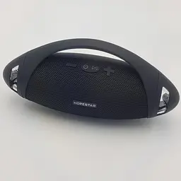 Бездротова акумуляторна колонка Bluetooth акустика FM MP3 AUX USB Hopestar H37 чорна - мініатюра 3