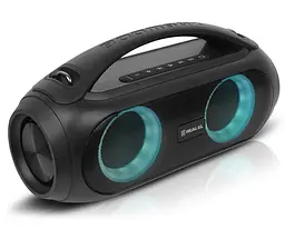 Портативная колонка бумбокс REAL-EL RX745 Boombox 40W Bluetooth TWS, RGB, Black - мініатюра 5