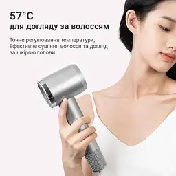 Фен для волосся Doco High Speed Hair Dryer H800 Silver - мініатюра 2