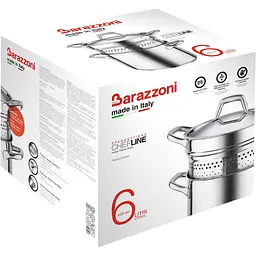  Пароварка Barazzoni Chef line 22 см 6 л (163049022) - мініатюра 4