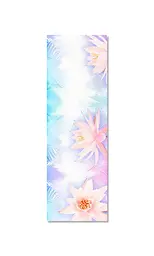 Декоративна наклейка на двері Легкість лотоса пір’я ПВХ абстракція блакитний 60х180 см Happy Pocket Z183595 - мініатюра 2
