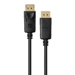 Кабель мультимедійний DisplayPort M to DisplayPort M 3.0m Vinga (VCPDPMM3BK) - мініатюра 2