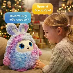 Інтерактивна плюшева AI-іграшка Ledodo з LED-очима фіолетова • М’яка іграшка зі штучним інтелектом для дітей - мініатюра 5