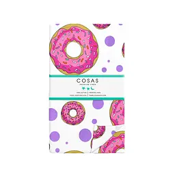 Дитяча постільна білизна в ліжечко SWEET DONUT WHITE, фіолетовий (SweetDonut_White_140) - мініатюра 4