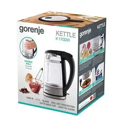 Електрочайник Gorenje K 17 GDW - мініатюра 8