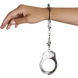Наручники металеві Adrien Lastic Handcuffs Metallic - мініатюра 3