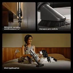 Вертикальний пилосос Dreame Z40 TangleCut Flex+ (VRV62F) [166410] - мініатюра 9