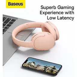 Навушники з мікрофоном Baseus Encok D02 Pro Pink (NGD02-C04) - мініатюра 5