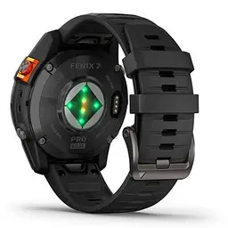 Смарт-годинник Garmin Fenix 7 Pro Solar Slate Grey w. Black Band (010-02777-00/01) - мініатюра 4